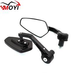 For Honda Yamaha GSXR BMW Ducati Aprilia Victory Duke 22MM Bikecycle Handlebar Mirrors Motorcycle Rearview Mirrors Side Mirrors