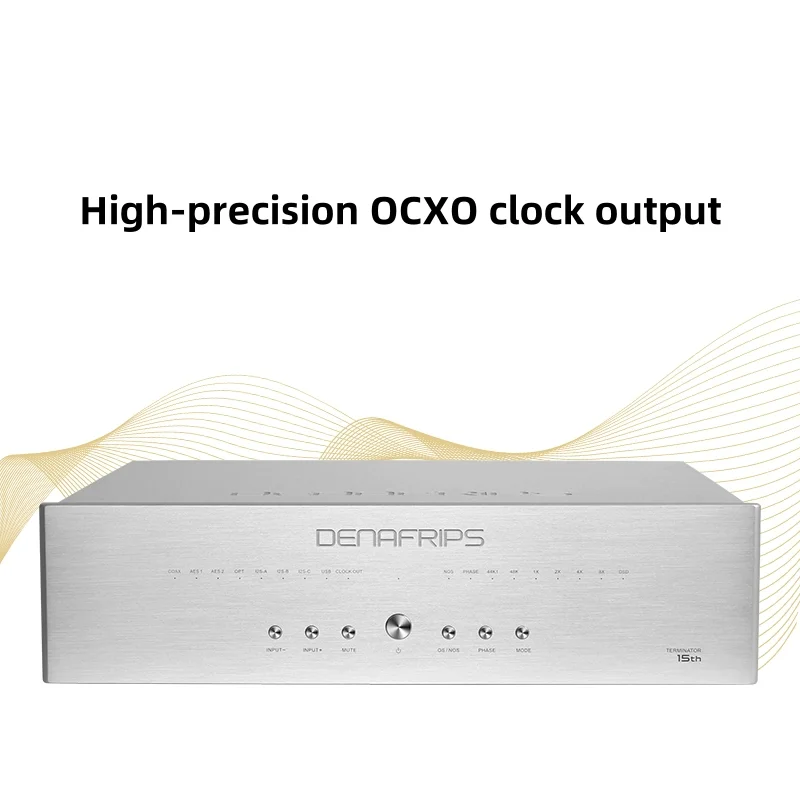 Denafraps TERMINATOR 15. Cyfrowy dekoder audio R2R Flagowy DAC PCM1536/DSD1024 20HZ ~ 40KHZ