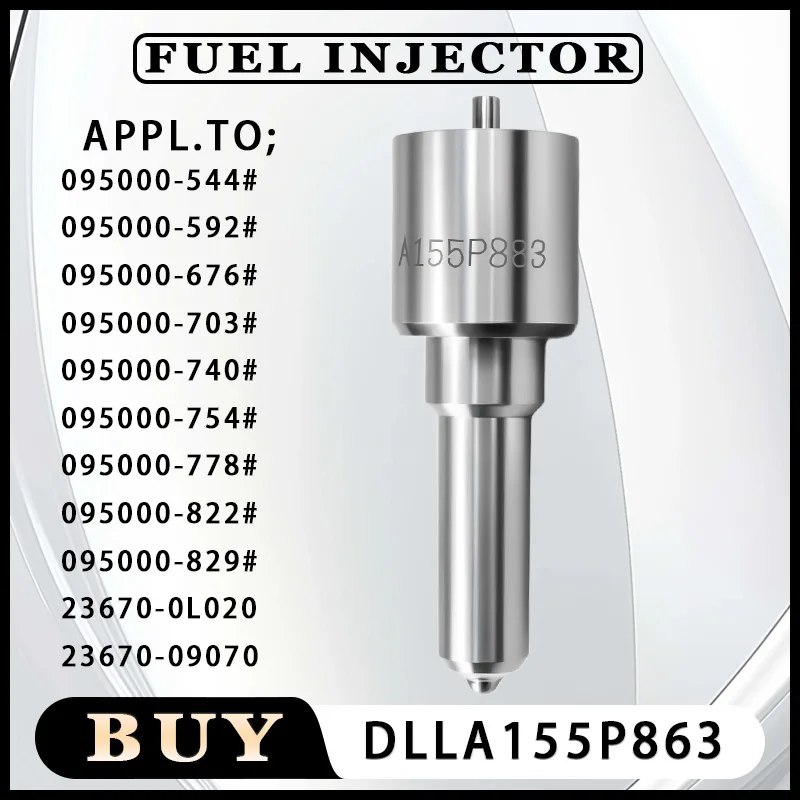 DLLA155P863 - Nozzle of Common Rail For Denso DLLA153P957 DLLA152P989 in Automobile Diesel High-Temperature Fuel System YG0828
