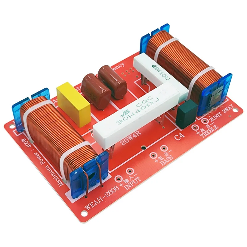 BNVN-Filtro base tripla a doppio senso 400W Modulo crossover altoparlante ad alta potenza-divisore di frequenza per fai da te per sistemi audio domestici