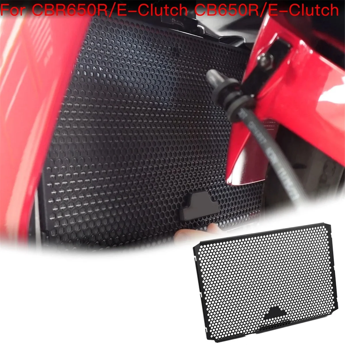 دراجة نارية شبكة المبرد الحرس حامي غطاء لهوندا CBR650R/E-Clutch CB650R/E-Clutch 2024 +