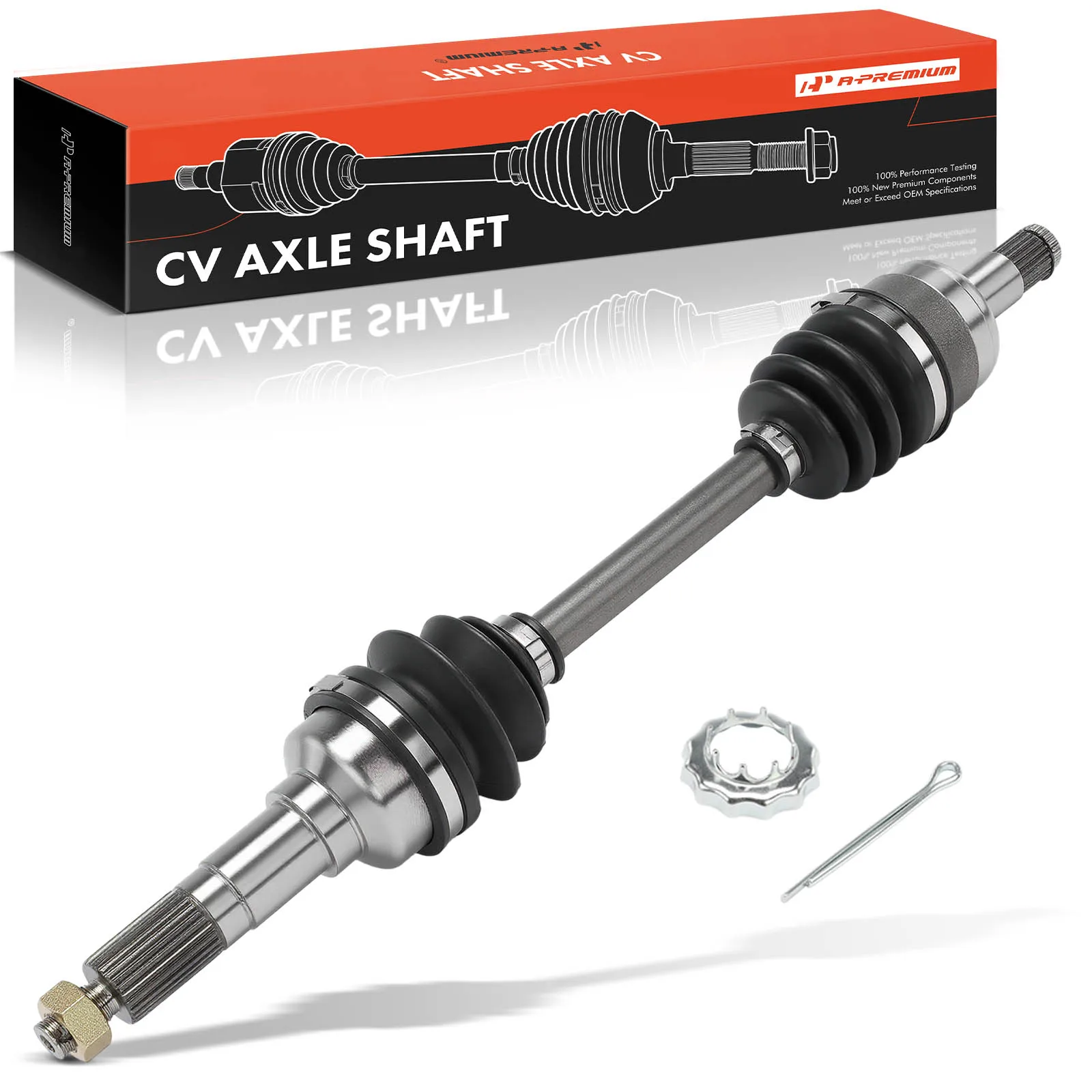 A-Premium Front CV Axle Assembly for Yamaha Big Bear 400 2002 2003 2004 2005 2006