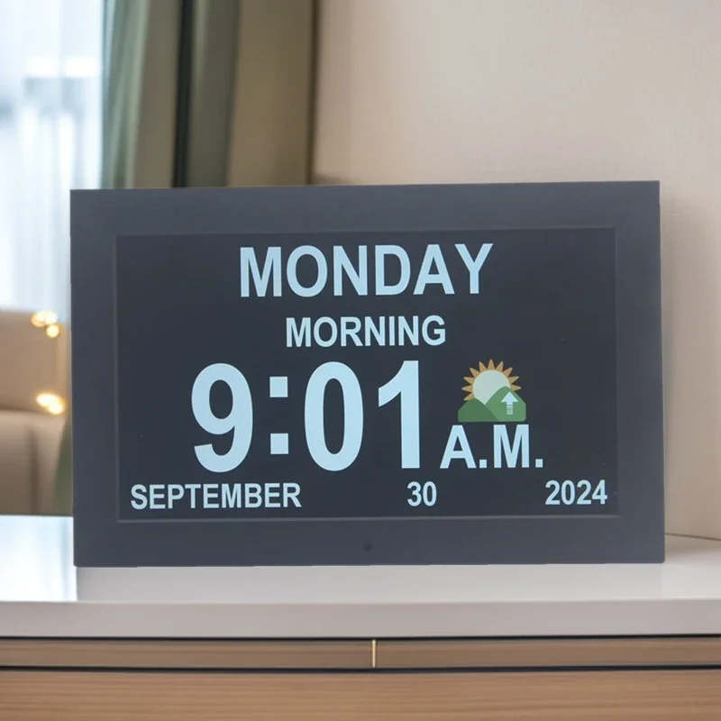 10.1 inch digital photo frame high-resolution video advertising machine creative calendar photo frame desktop electronic album