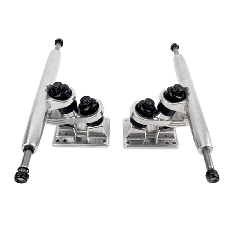 1 Pair Double Deck Longboard Truck 7 Inch Skateboard Stand Aluminum Alloy Skateboard Brackets Truck Gravity Casting Technology