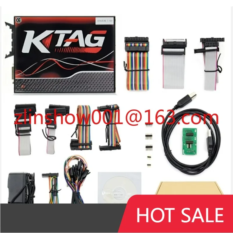 красная плата KTAG V2.25 K-TAG 7.020 Программатор ЭБУ KTM100 Без ограничения точек