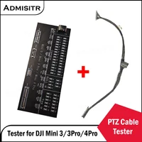 Placa de prueba de Cable de señal PTZ cardán para Dron DJI Mini 3/3 Pro/4 Pro, herramienta de prueba de Cable de línea flexible de transmisión de señal Coaxial