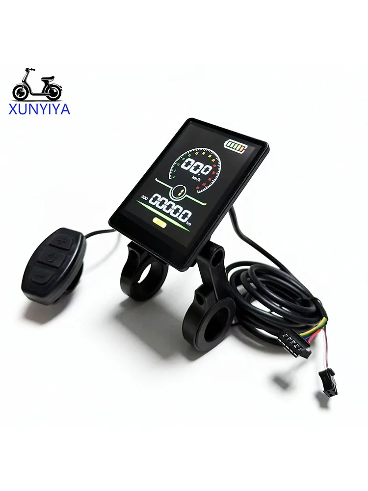 AliExpress NONE E-Bike Meter LCD Screen, UART No.2 Protocol, 24V 36V 48V 60V, 3.5 Inch Color Display Screen 5+2 Pin for E-Scooter Display Repair
