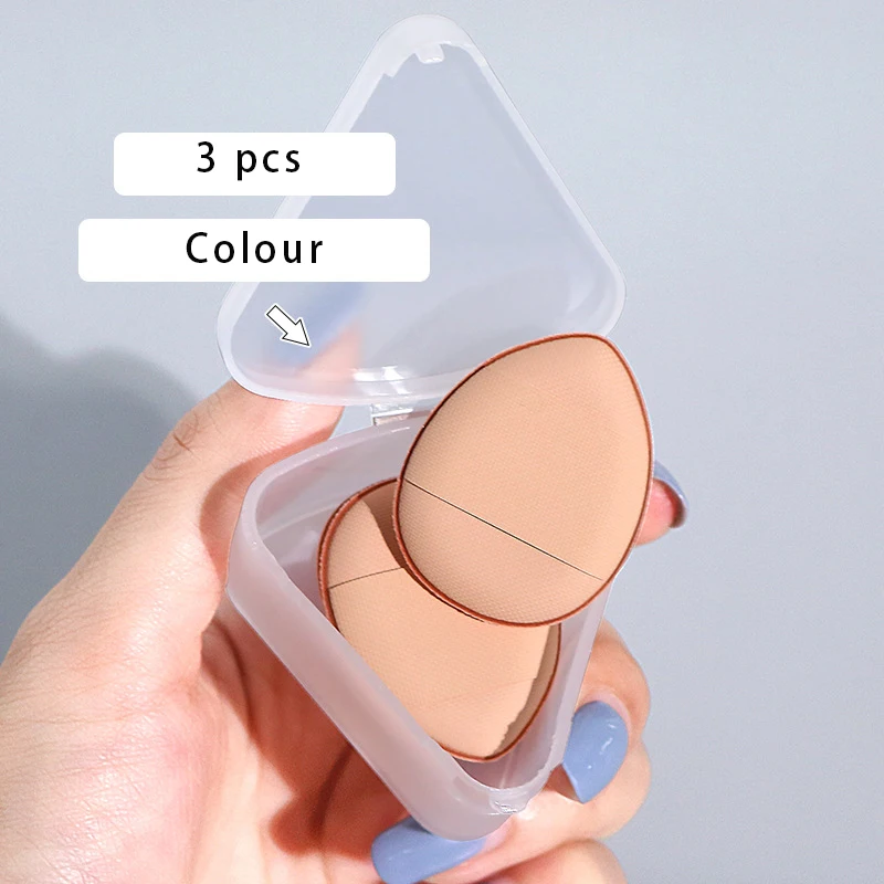 Candy Color Makeup Sponge Blender Soft Foundation Sponges Powder Puff Women Make Up Accessories Beauty Tools Girls Daily Use