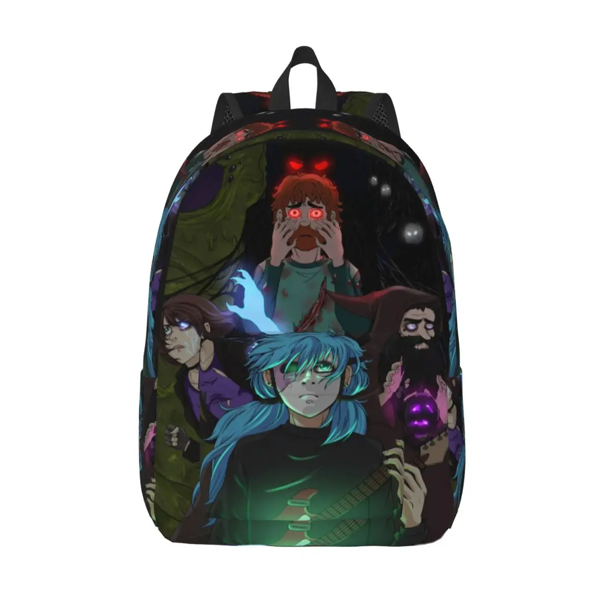 Mochila Sally Face Game Anime SF para hombres y mujeres, mochila informal de negocios para estudiantes, mochila de terror Sal Fisher, bolsas de lona para ordenador portátil, deportes