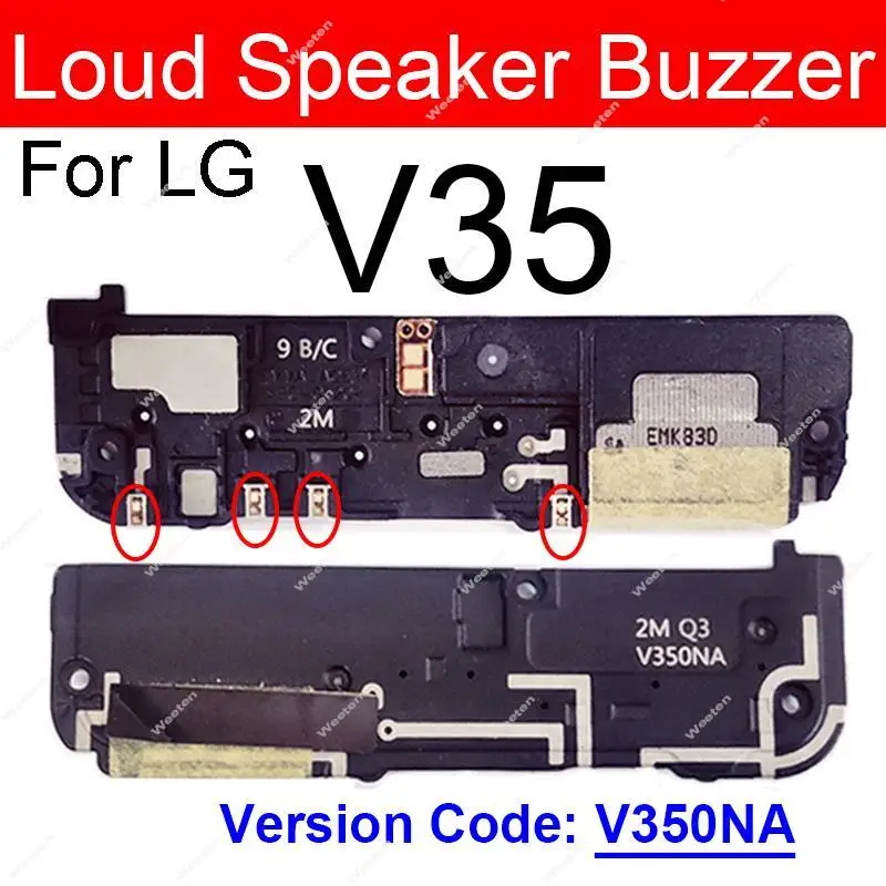 Loudspeaker Sound Buzzer Ringer For LG V20 V30 Plus V35 V40 V50 ThinQ 5G V500EM V500N V450VM V450PM Loud Speaker