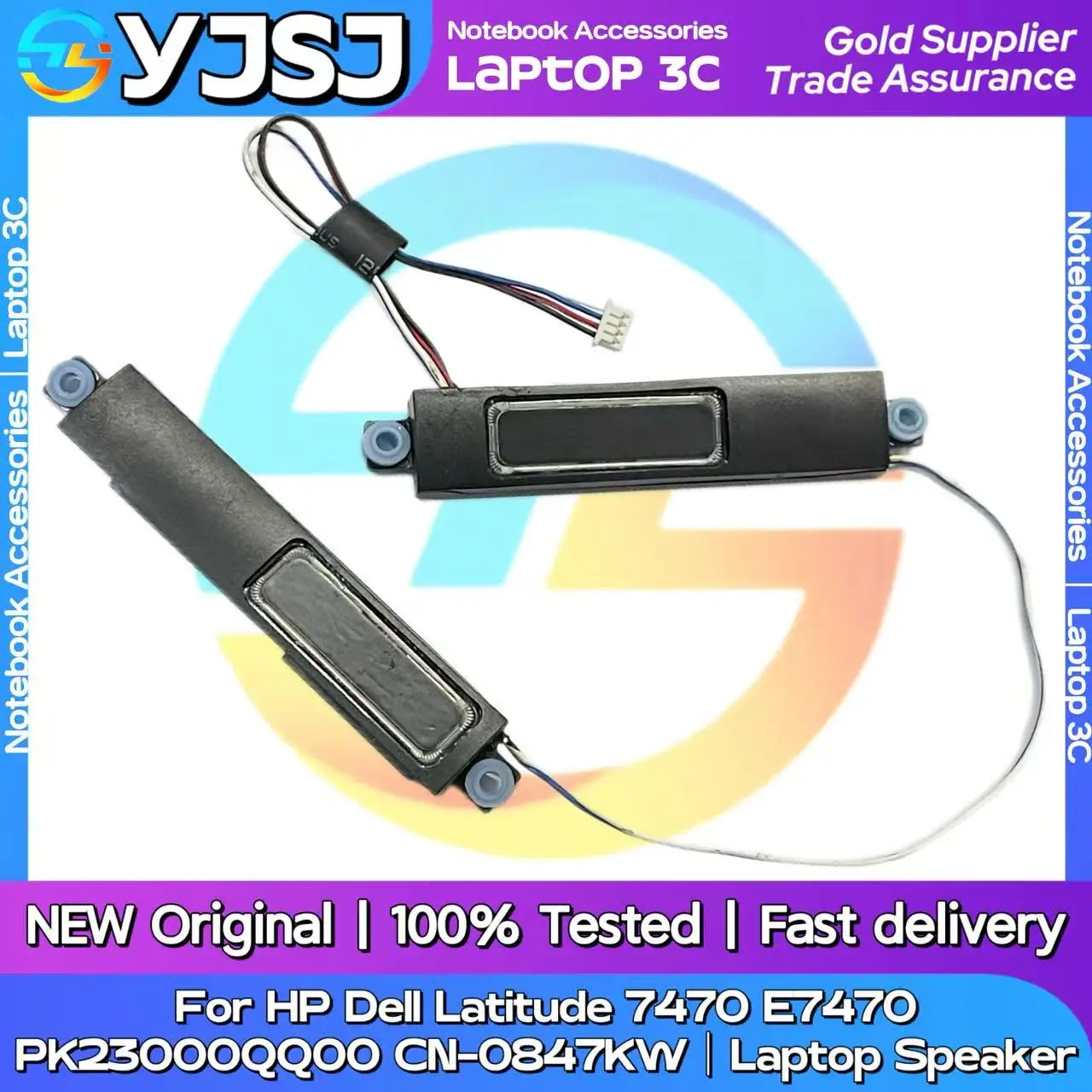 

New Original Laptop Notebook Audio Speaker For HP Dell Latitude 7470 E7470 PK23000QQ00 CN-0847KW built-in speaker