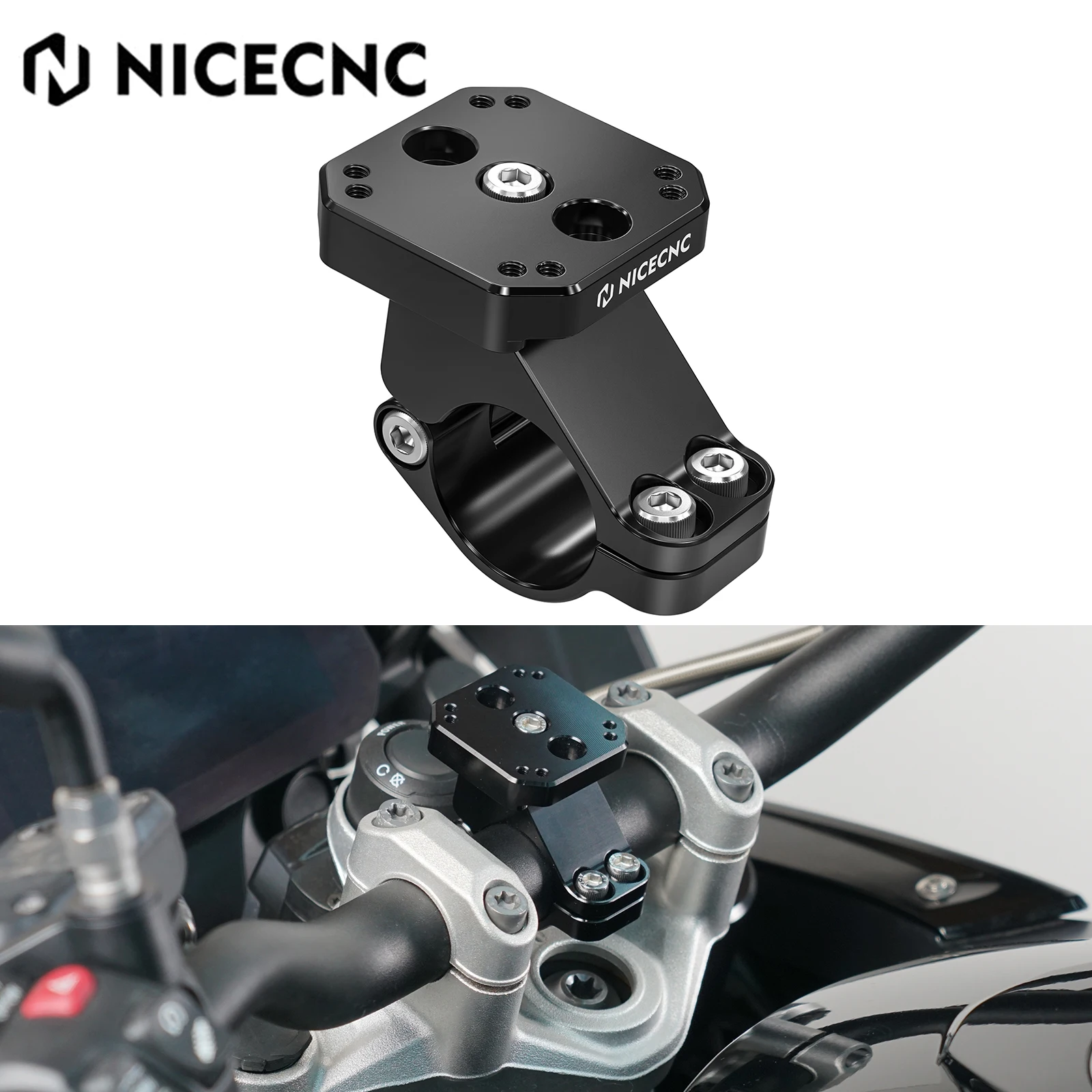 

For BMW R 1250 GS R1250GS Adventure 2019-2023 32mm Handlebar Clamp Navigation Bracket R1200GS GSA 2013-2018 R1300GS/ADV 2024-25