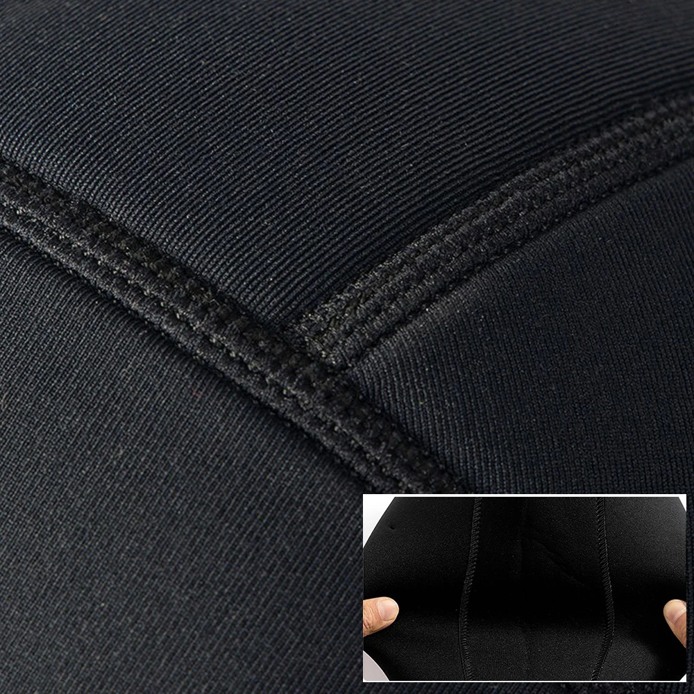 الغوص هود 3 مللي متر النيوبرين بذلة هود دائم لمط قبعة للغطس التجديف تصفح التجديف الرياضات المائية قبعة السباحة #5