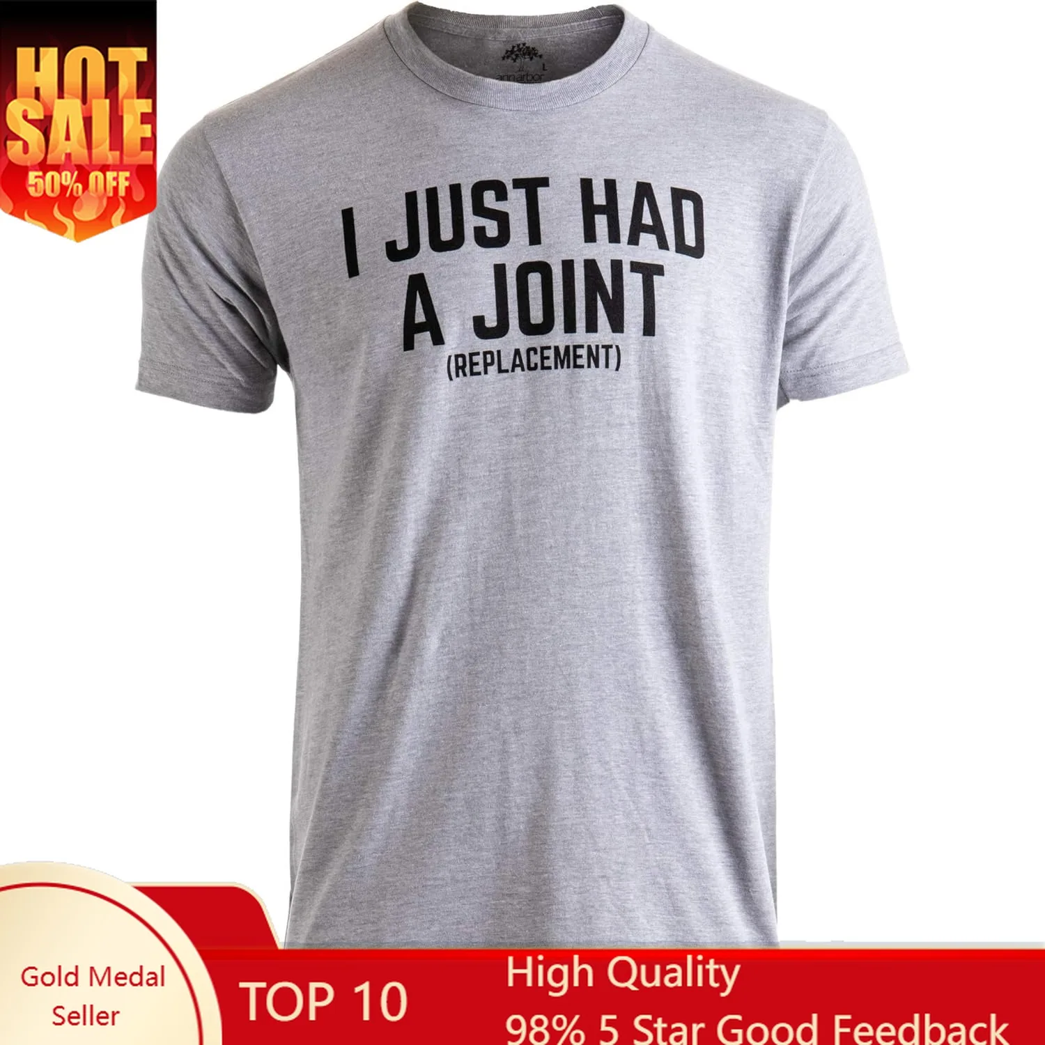 I Just had a Joint (Replacement) | Funny Tee Surgery Hip Shoulder Knee Men T-Shirt