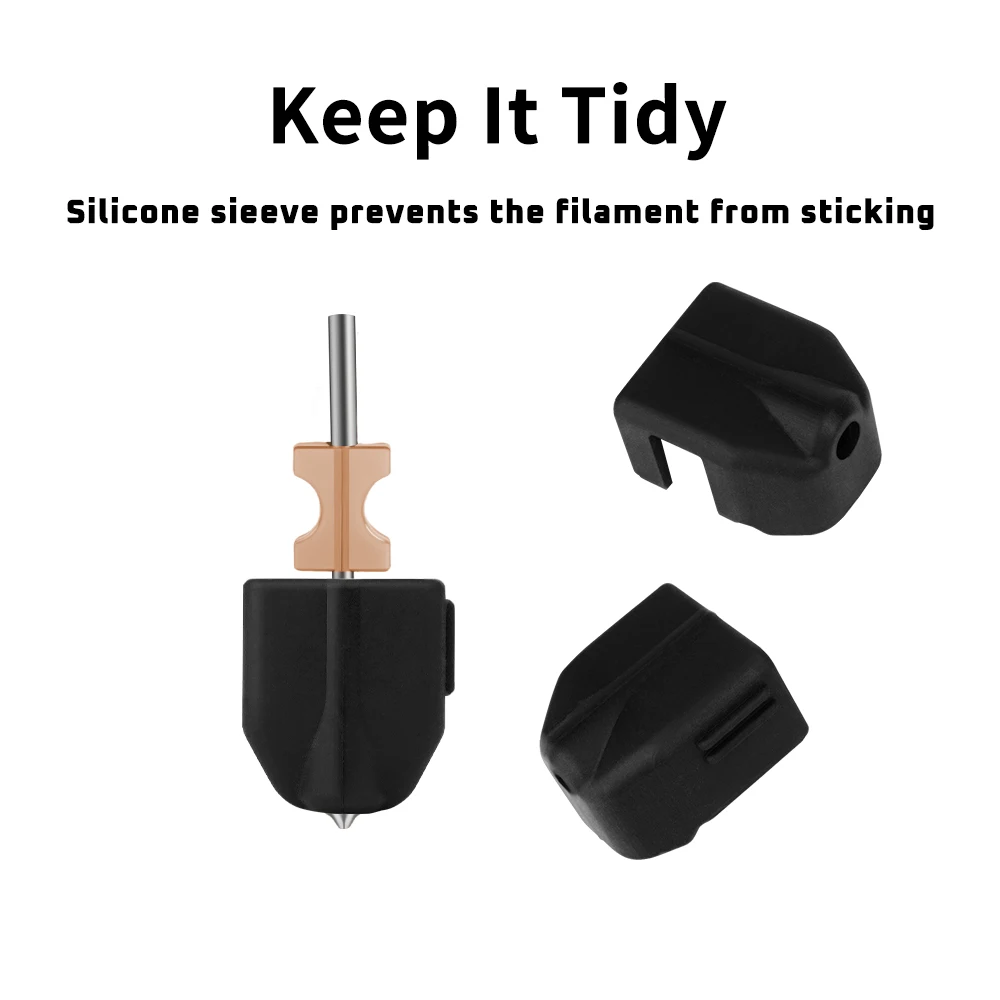 Silicone Sleeve Silicone Brush For Flashforge AD5X Nozzle Wipe  Nozzle Cleaning Tool AD5X Silicone Socks Hotend Protector Cover