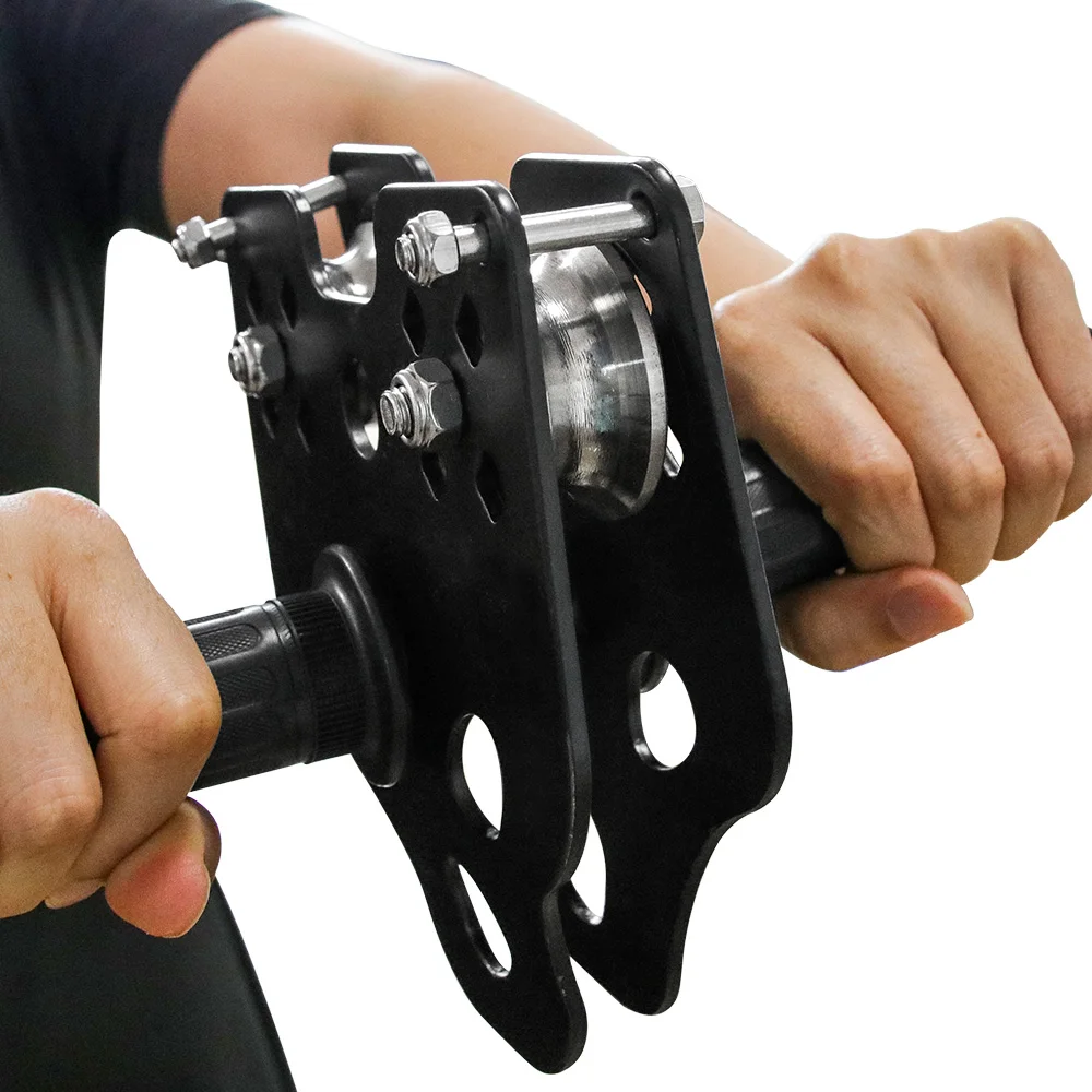 Custom Weathering Resistance Whole Cut DIY Zip Line Kit Hand Held Pulley with Swing for Backyard Fun Schools Playgrounds