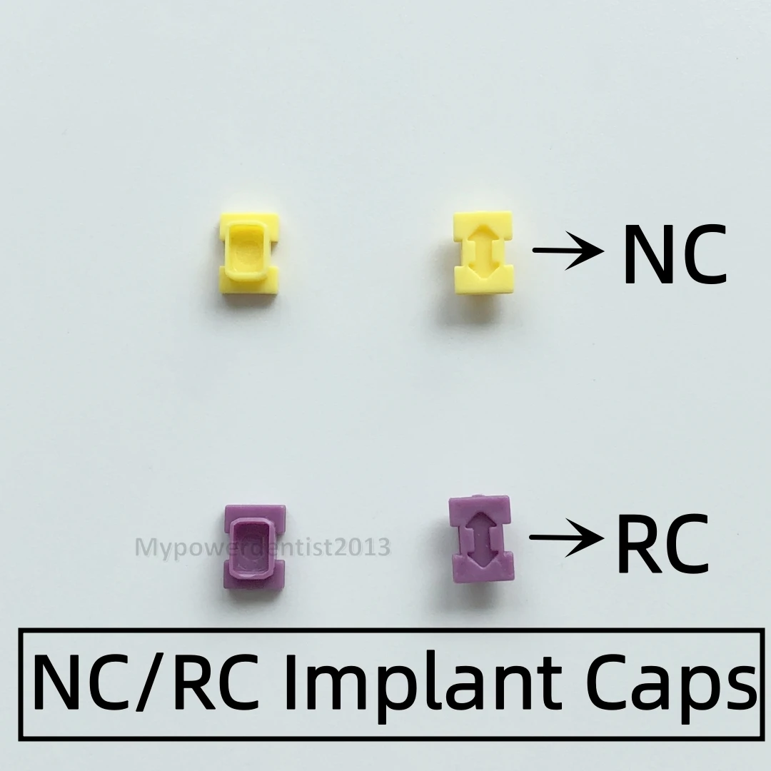 

Dental ITI RC/NC Plastic Caps Close Transfer Cap Closed Type Impression Tray