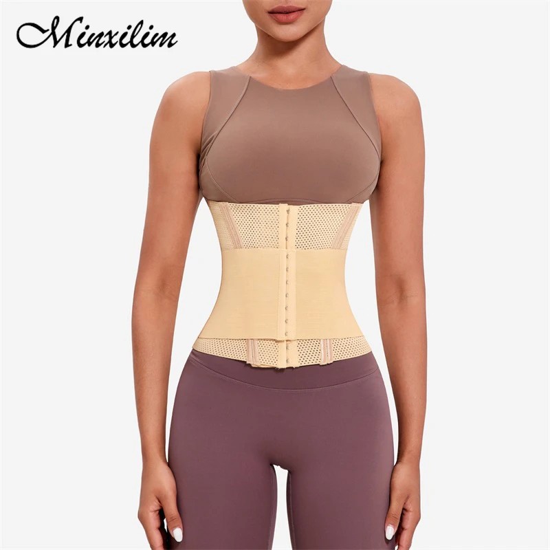 Minxilim Taille Cinchers Colombiaanse Schede Reductieve Body Gordel Rugsteun Abdominale Controle Hoge Elasticiteit Vrouw Shaperwear