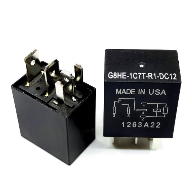 G8HE-1C7T-R1-DC12 Free Pass Explorer Wrangler Grand Cherokee Car Relay 12V
