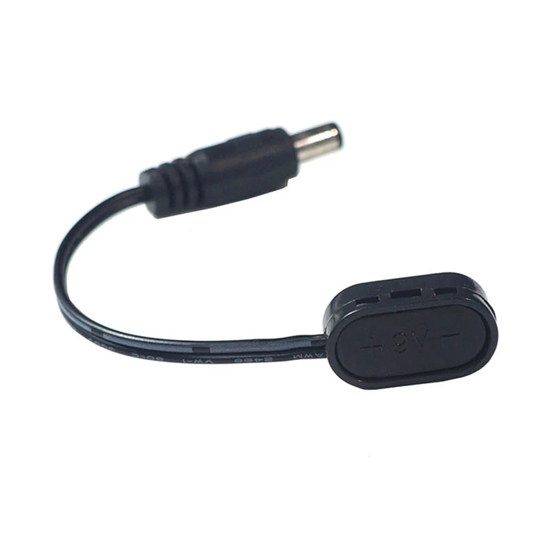 9V Battery Clip Converter Power Cable Connector Pedal Effect Male Cable 9Volt Power Supply Cable Guitar Accessories