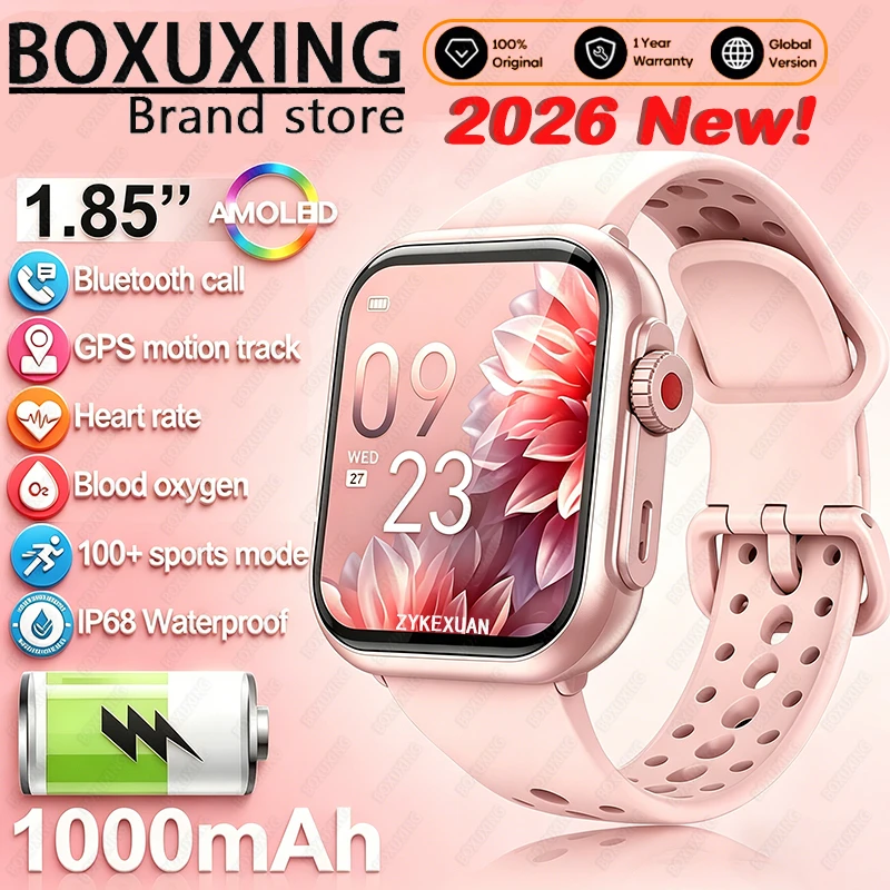 2026 New GPS Track Watch Ultra 2 Smart Watches Women 1000 mA
