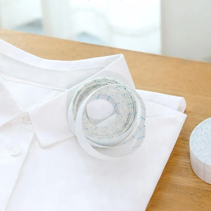 2 لفة طوق امتصاص العرق وسادة المتاح ذاتية اللصق تنفس منصات العرق تي شيرت أبيض طوق الرقبة قبعة ماصة ملصق