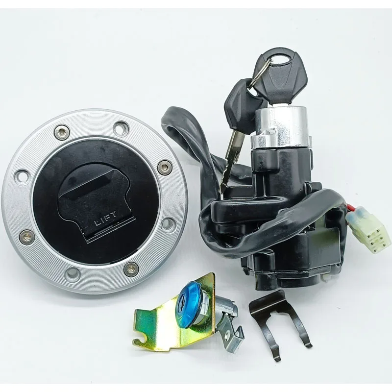 Ignition Switch Fuel Gas Cap Seat Lock Set For Suzuki SV650 GSX1400 1999 2000 2001 -2007 V-Strom DL 650 1000 2002 20032004-2012