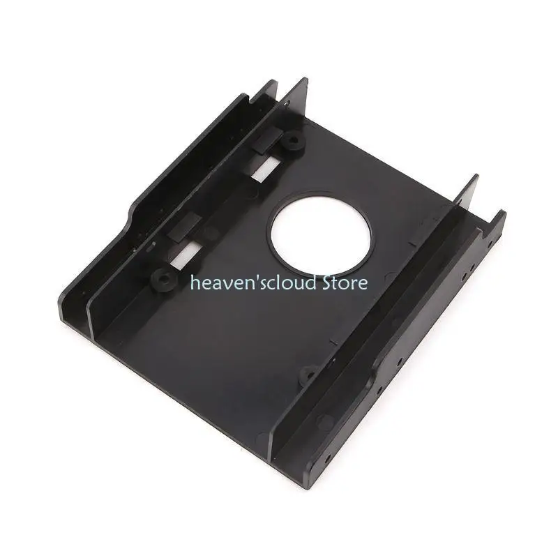 Y88B 2,5 "a 3,5" Drive Drives HDD SSD SSD Suporte montagem Dual Bay Caddy