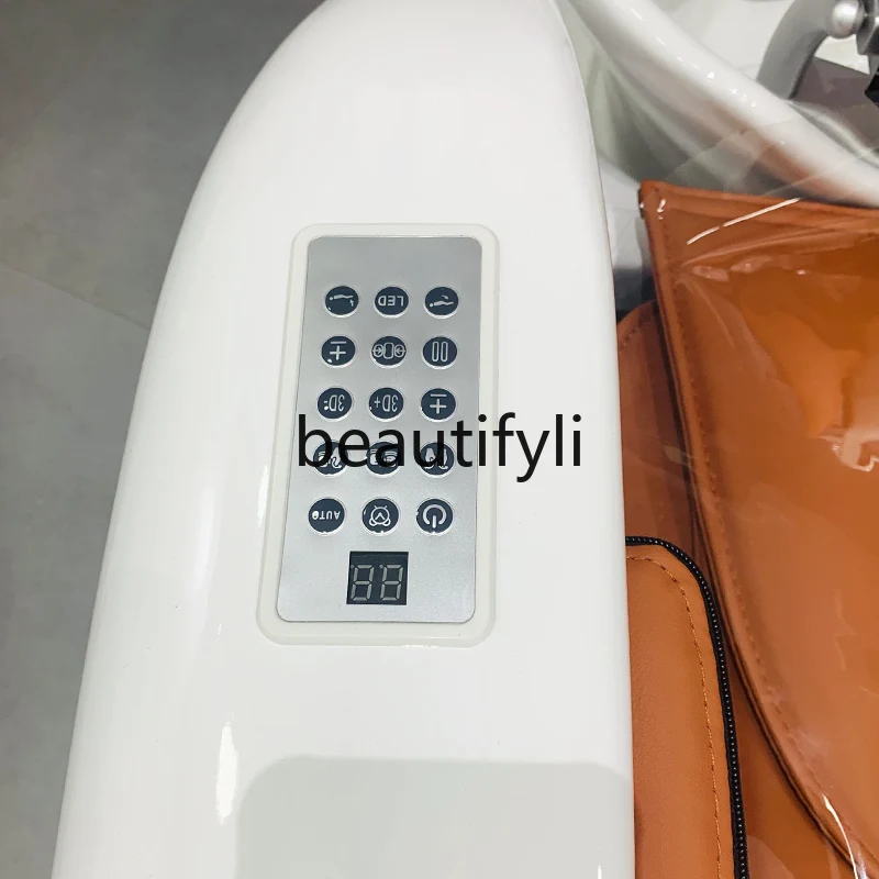 Hair salon high-end automatic intelligent electric massage shampoo hair salon special flush bed