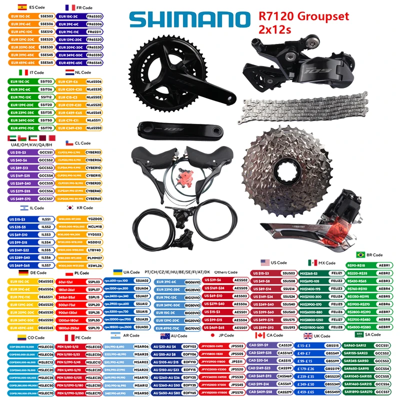 Shimano-油圧式ディスクブレーキキット,ロードバイクブレーキセット