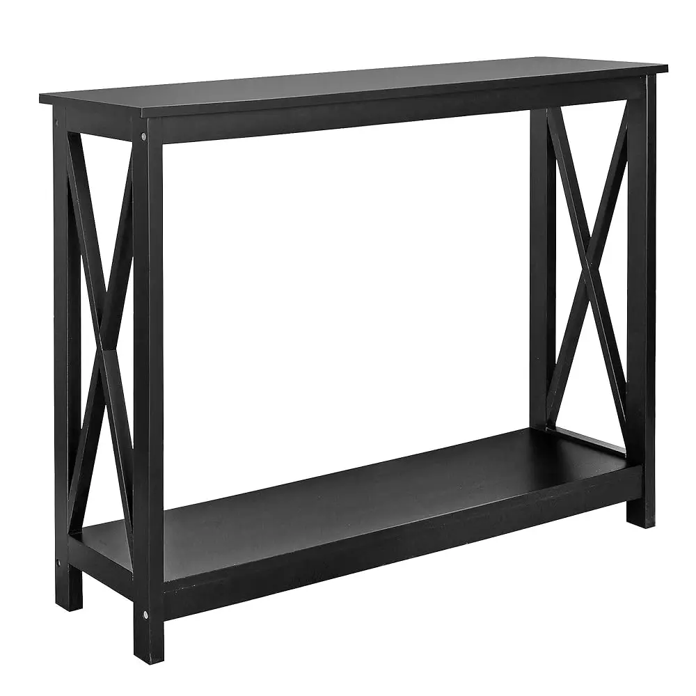 

Console Table, Entryway Table, Narrow Sofa Table With 2-Tier Shelves, Entrance Table For Living Room, Entryway, Hallway, Foyer