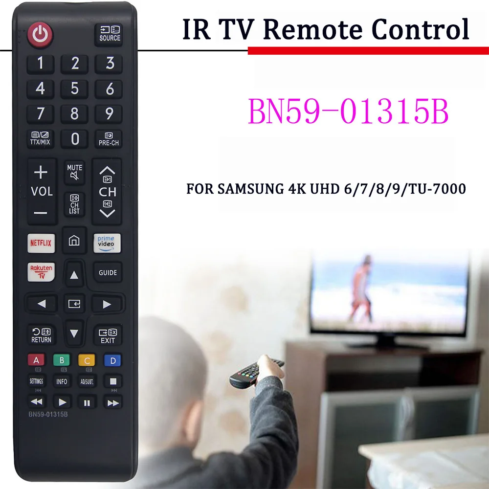 For SAMSUNG BN59-01315B Remote Control 4K UHD 6/7/8/9/TU-7000 Smart TV UE55RU7100UE43RU7105 UE43RU7179 UE55RU7179 Dropshipping - view 3