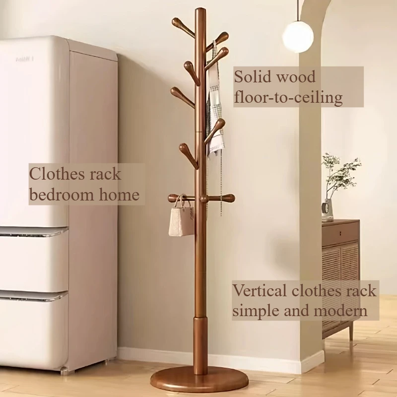 

Stand Clearance Shelves Cute Wood Portable Hotel Clothes Hanger Stand Hallway Perchero Madera Designer Furniture Home Luxury