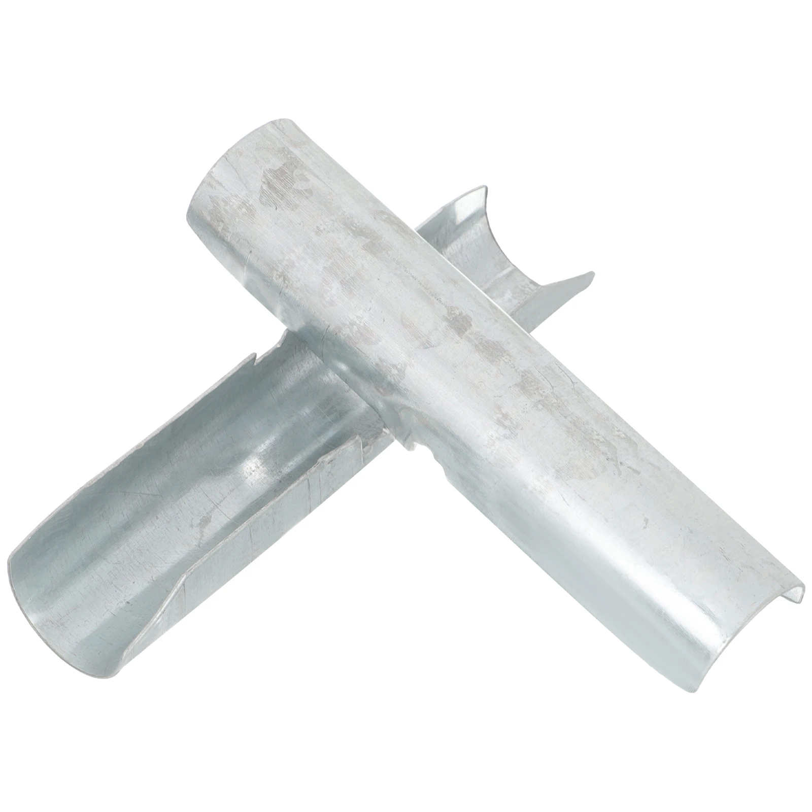 

2Pcs Curtain Pole Connector Joints Alloy Metal Curtain Rod Replacement Kit for Living Room Bedroom Window Drapery