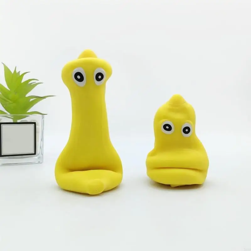 76HF Vervormbare Squeeze Stressbal Voor Volwassenen Kinderen Met Langzaam Terugkaatsende Komkommer Anti Angst Zintuiglijk