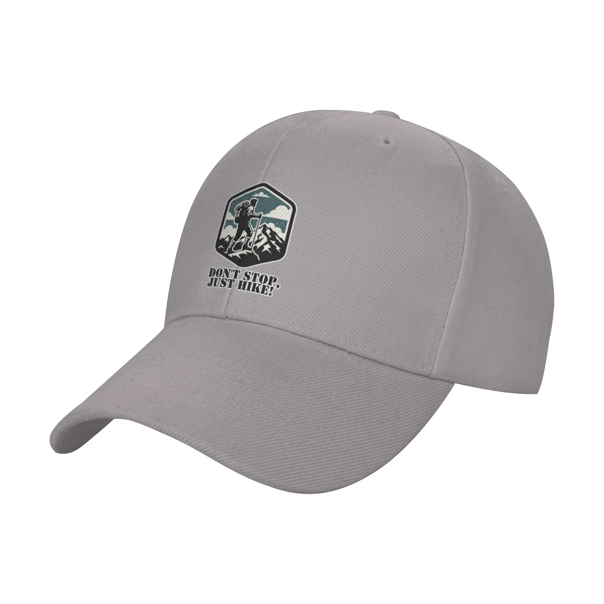 Don t Stop  Just hike! Trendy Baseball Cap Lawn Mowing Unstructured Hip Hop Cap