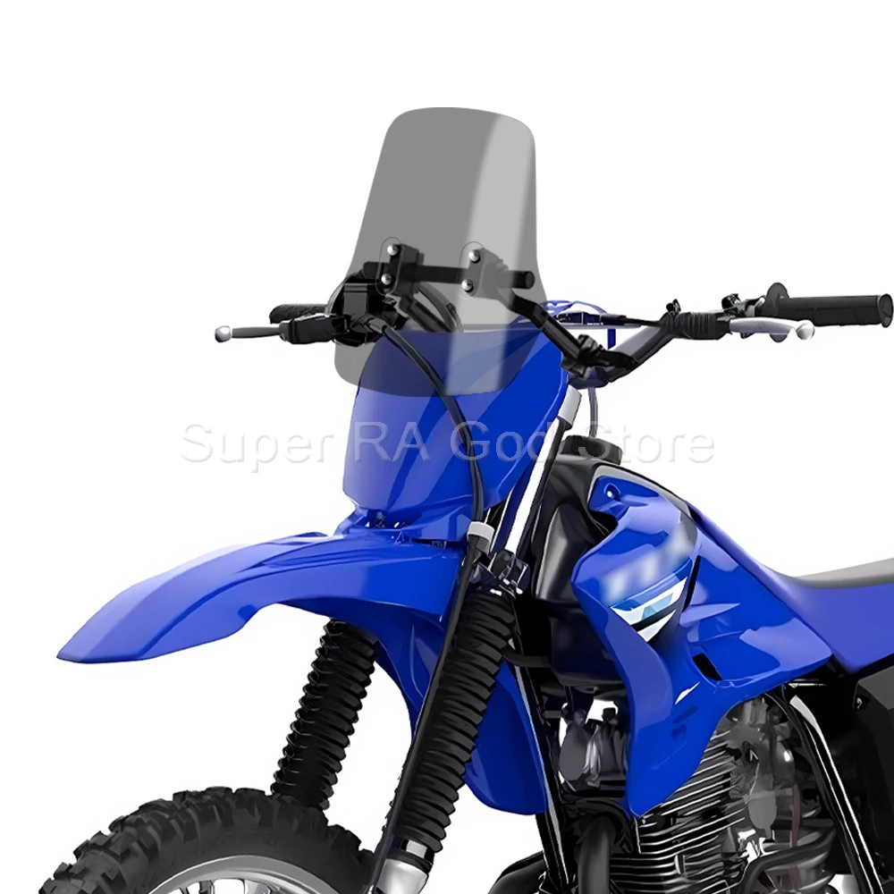 For Yamaha TT-R230 Adventure motorcycle front windshield with 12mm navigation bracket tube