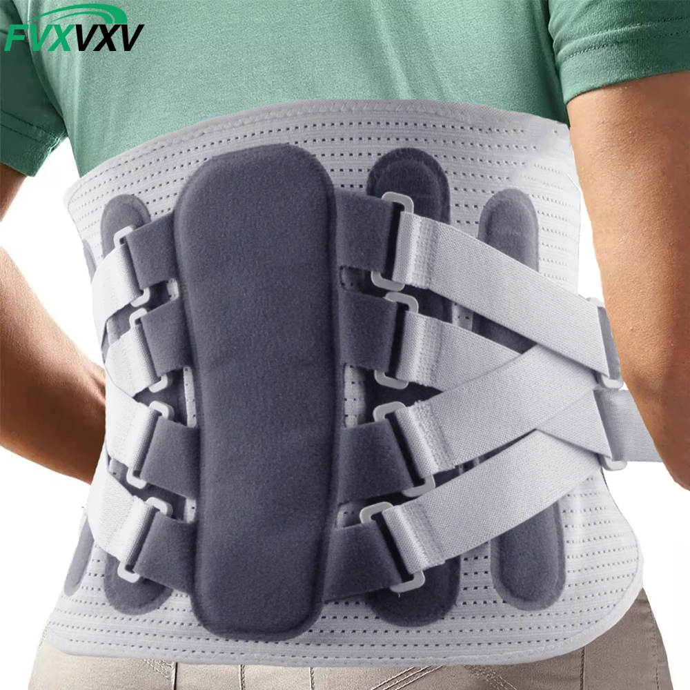 

1PCS Back Brace for Women Men with Ergonomic Curved Spine Support Splints, Back Brace for Lower Back Pain Relief, Posture, Work,