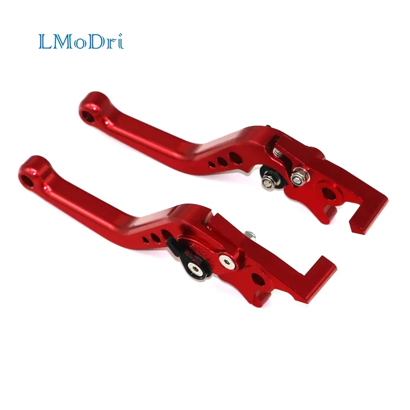 LMODRI Motorcycle Full CNC Brake Lever Moped Scooter Electric Bicycle Both Front Rear Discbrake Refit Part 2 Pieces/pair