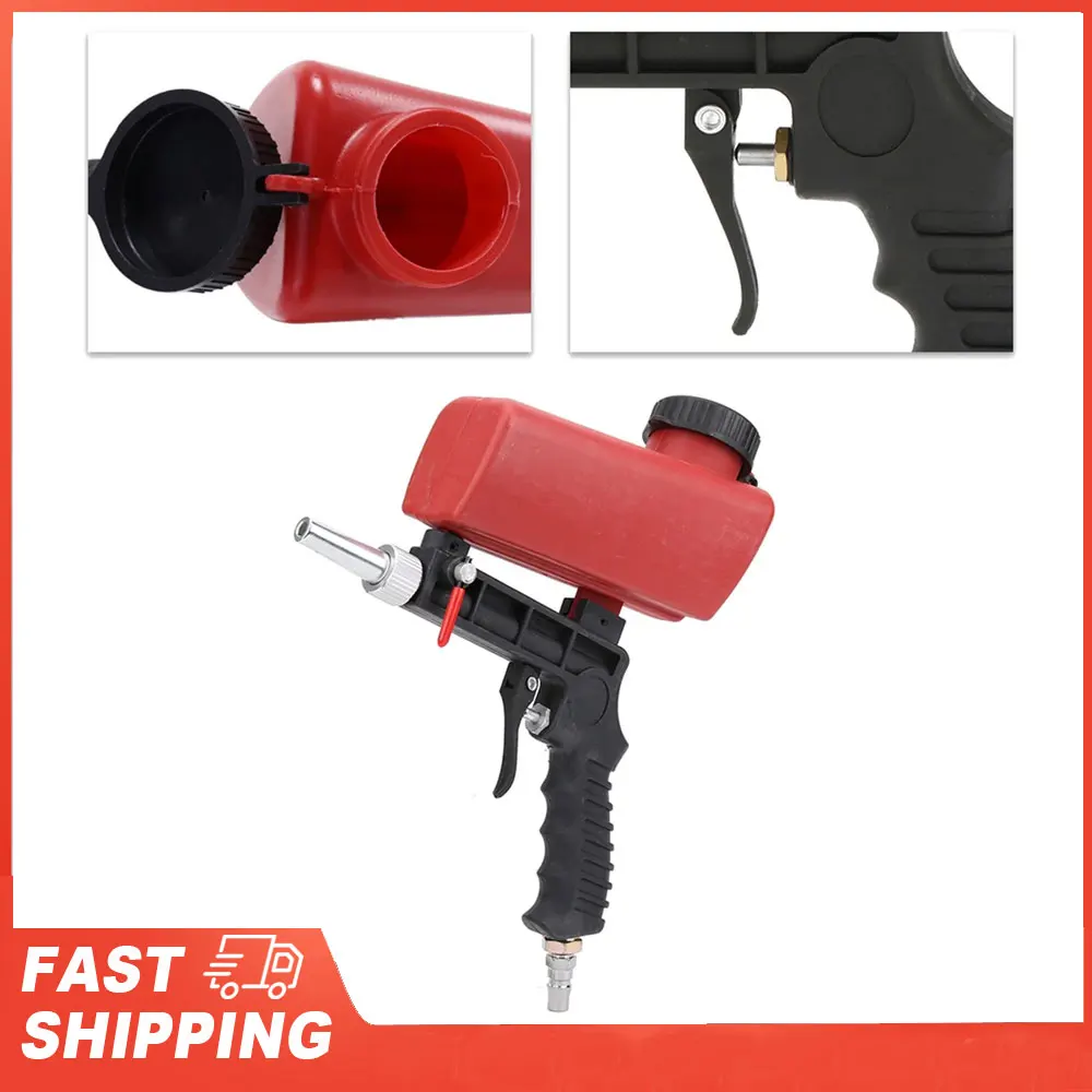 

Gun Small Handheld Sand Machine Blasting Tool 90PSI Handheld Air Gun Handheld Sandblasting Gun Pneumatic Sandblasting Tools
