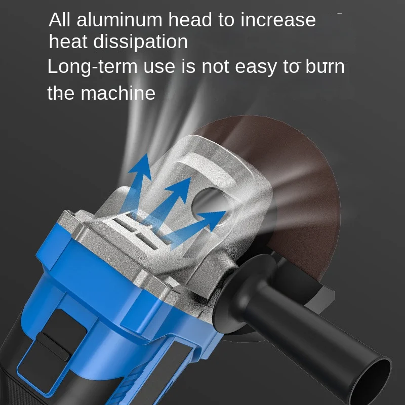 Bürstenlose elektrische Lithium-Winkelschleifer-Polier maschine Hoch leistungs schneide maschine Schleif maschine Winkels chl eifer makita 그라인Sleep