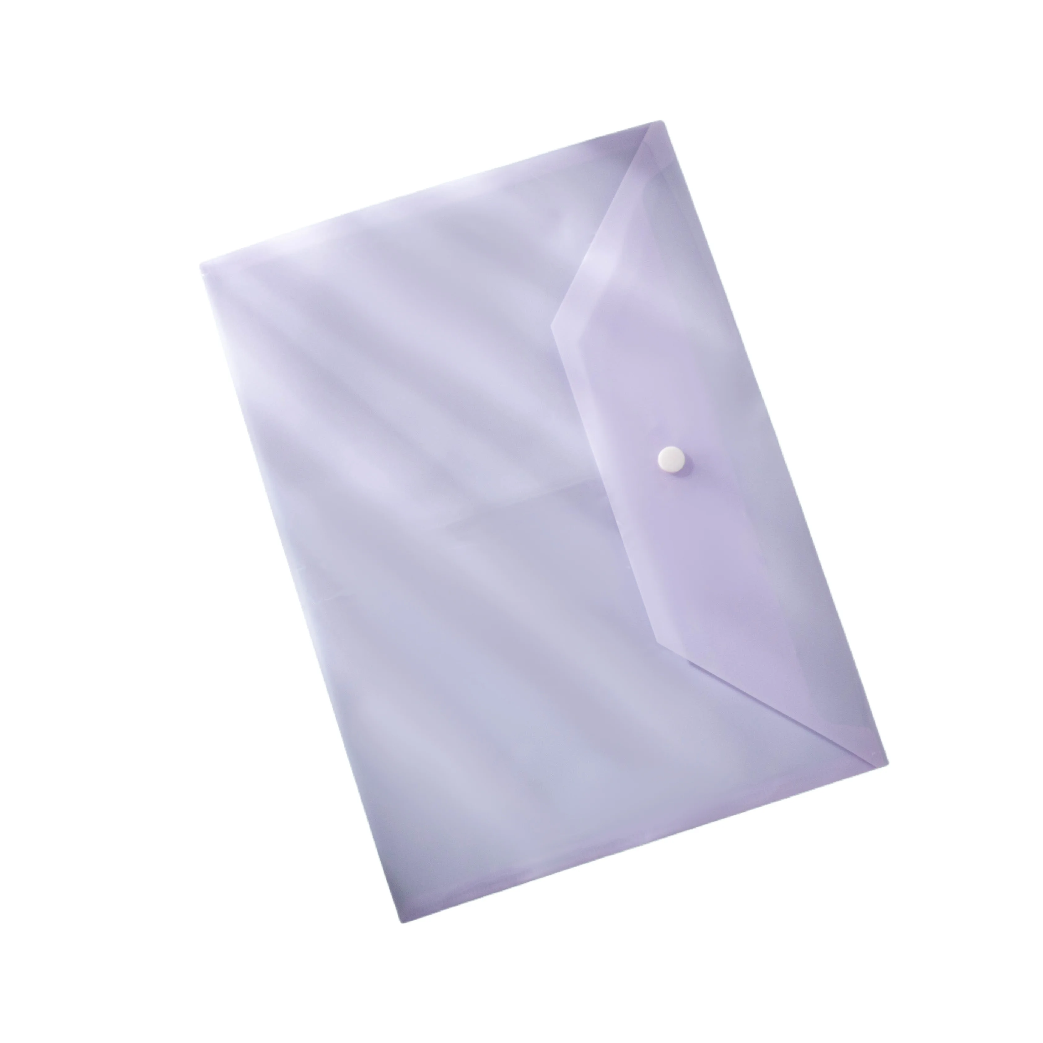 File Bag, Thickened Transparent Plastic A4 Snap-Button Type, Thickened Waterproof Test Paper Storage Bag, Large Capacity for Document Files and Papers