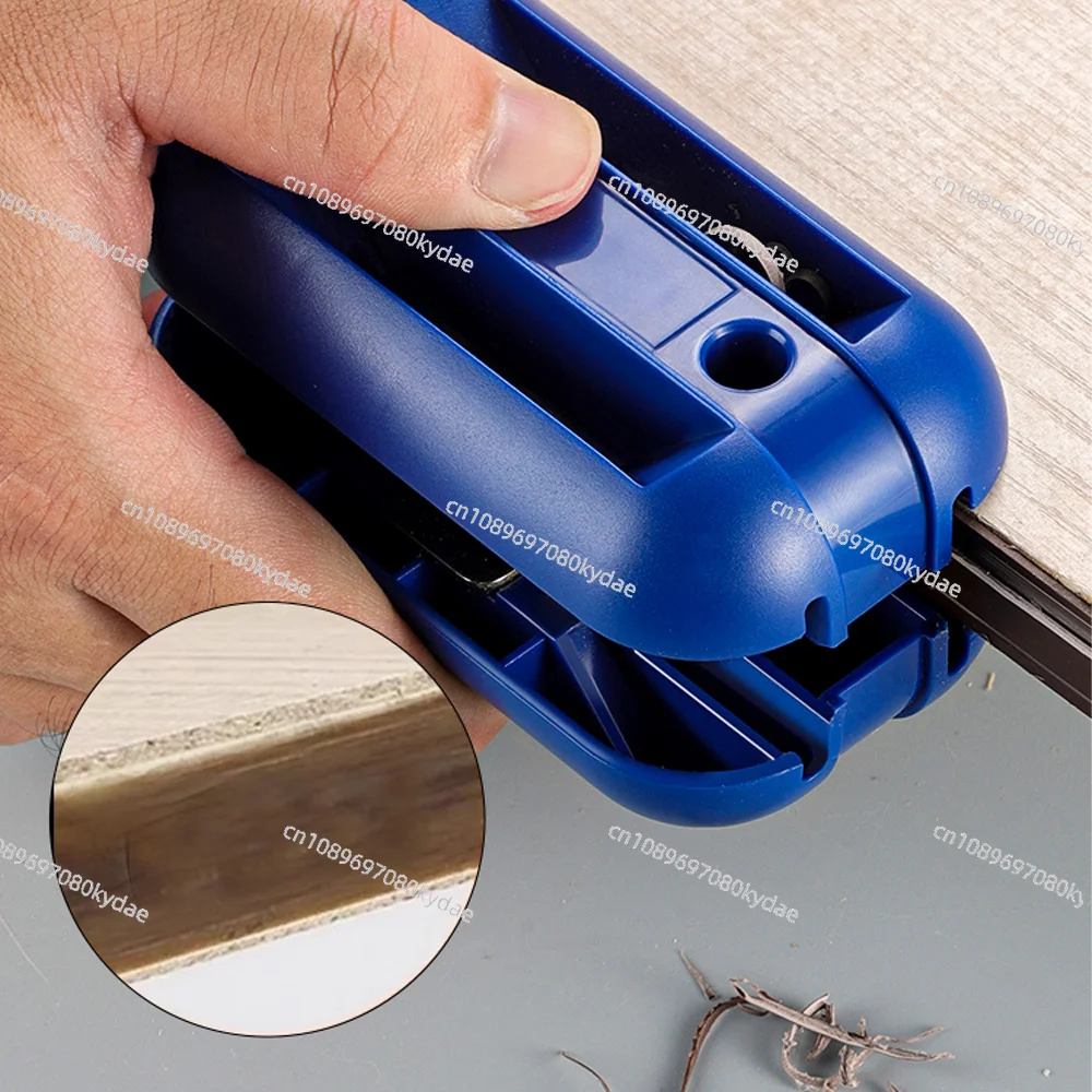 Woodworking Deburring Trimming Knife Manual Edge Banding Tool Single Double-Sided Switchable Installation