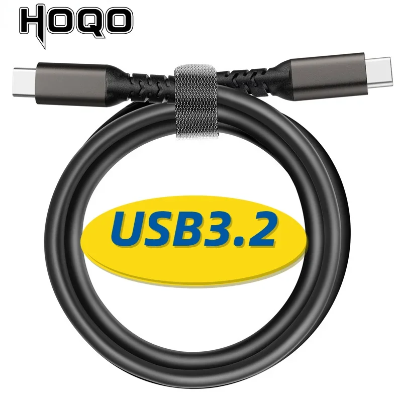 USB Type-C male to male data cable Screen casting Cord chip 4K dual male head 5A100W fast charge Cable USB3.2 Gne2