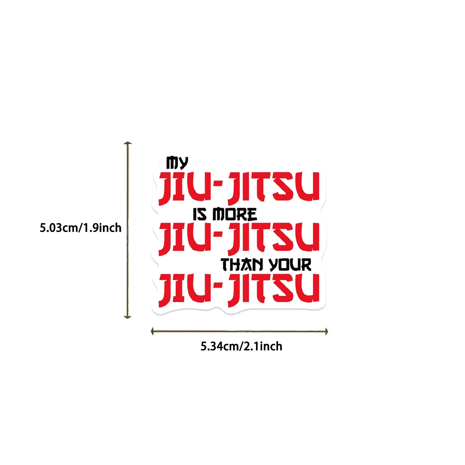 50pcs Cool Brazilian Jiu-Jitsu Stickers For Wall Laptop Phonecase Waterbottle Sticker Waterproof