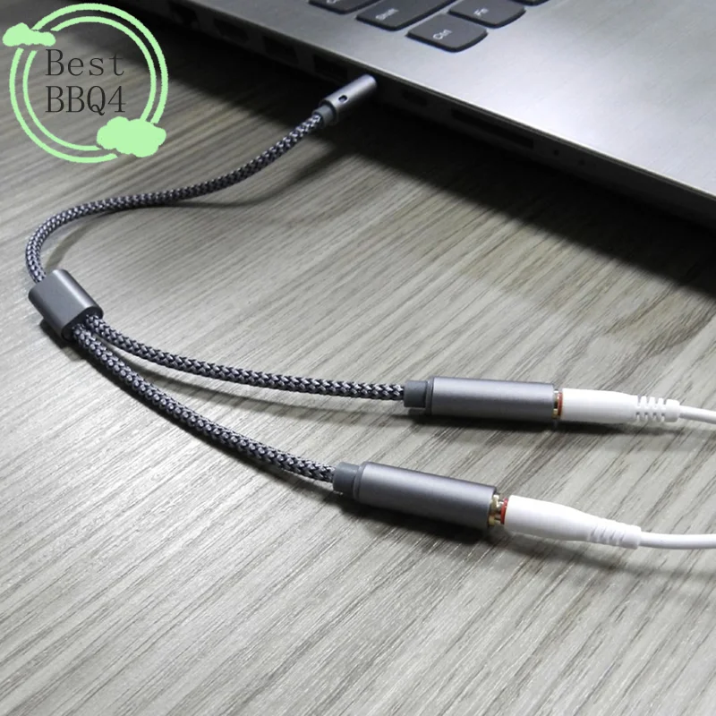(BBQ4)AUX ケーブル ジャック 3.5MM オーディ - Audio Splitter Y のレビューと価格