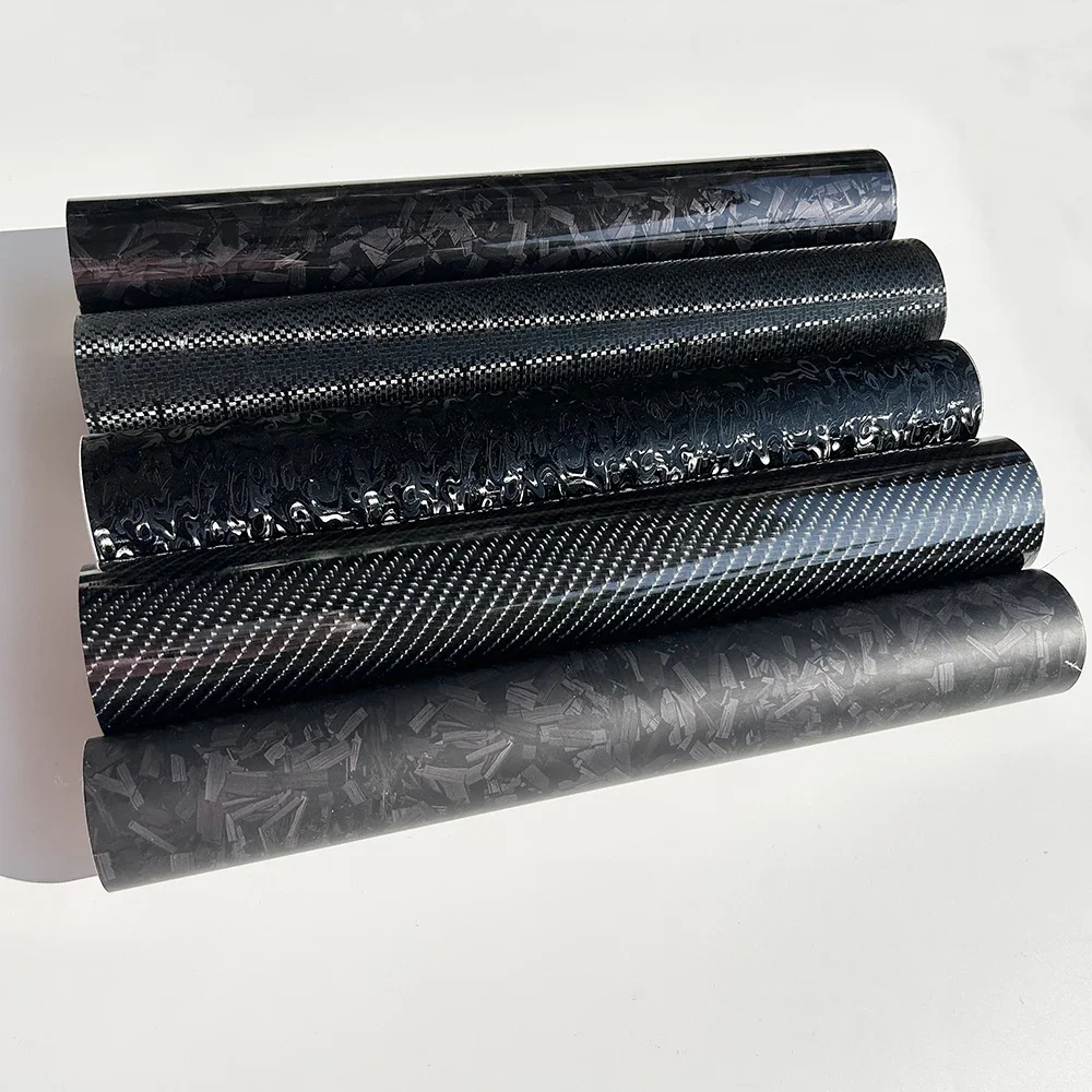 Kohlefaser-Vinylfolien für Autotürschutz Auto-Aufkleber Kohlefaser Schwarz Motorrad-Folie Wasserdichtes Auto-Zubehör – Detail 2