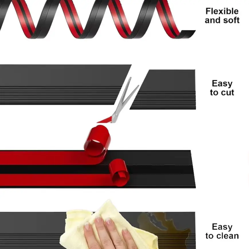 

Self-Adhesive Strip Non-Slip Trim Easy Installation Excellent Grip High-Traffic Area Suitable Indoor And Outdoor Use