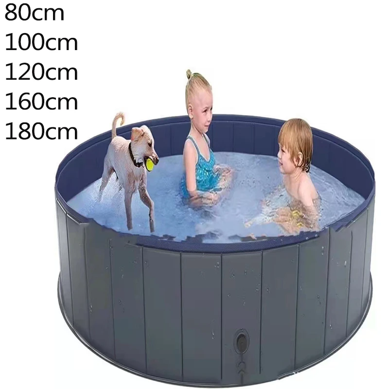 Piscina dobrável para cães, banheira de banho portátil para bebês, banho pet, banheira dobrável, acessórios grandes