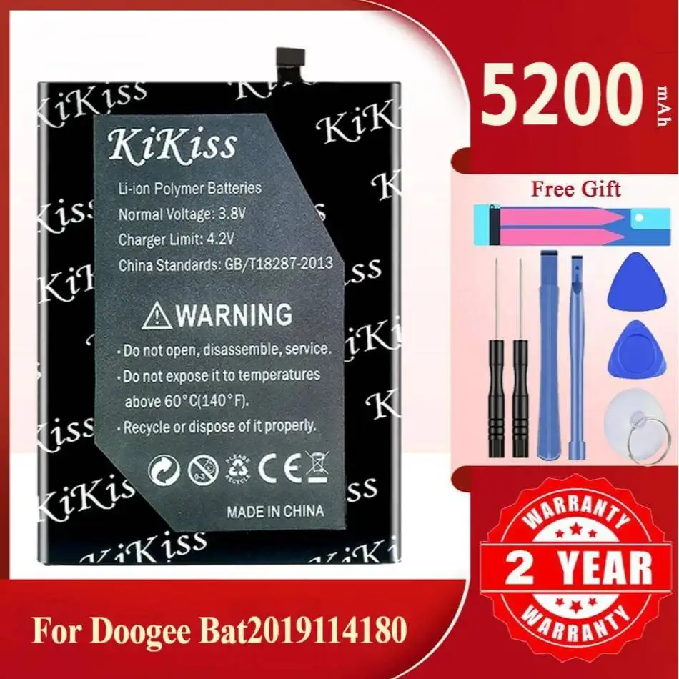 

5200Mah Kikiss Battery BAT2019114180 For Doogee